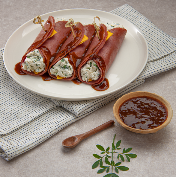 Imagen receta Mortadela con queso americano y Chilpotle